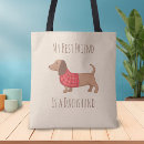 Search for sausage dog tote bags Puppy