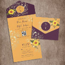 Search for purple and yellow wedding invitations Rustic