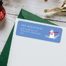 Search for mice return address labels Santa