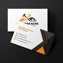 Search for renovation contractor business cards Handyman