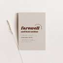 Search for moving on farewell party invitations Simple
