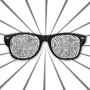 Search for hypnotic sunglasses Optical illusion