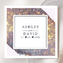 Search for purple wedding napkins Glitter