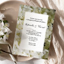 Search for hydrangea rehearsal dinner invitations Elegant