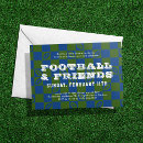 Search for football party invitations Green