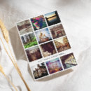 Search for 12 photo collage cards Black and white