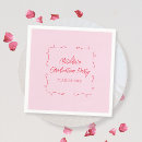 Search for pink graduation napkins Pink and red