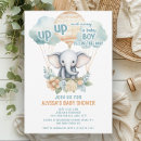 Search for up away baby shower invitations Typography