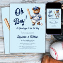 Search for baseball baby invitations Simple