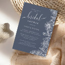 Search for navy bridal shower invitations Simple