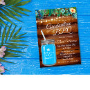 Search for backyard graduation invitations String lights