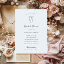 Search for minimalist bridal shower invitations Bow