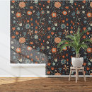 Search for orange floral art Watercolor