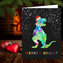 Search for tyrannosaurus rex christmas cards Prehistoric