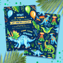 Search for triceratops birthday invitations Stomp chomp and roar