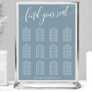 Search for dusty blue wedding seating charts Calligraphy script