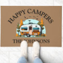 Search for happy camper doormats Travel trailer