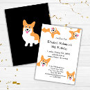 Search for welsh corgi birthday invitations Cute