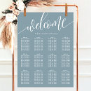 Search for dusty blue wedding seating charts Calligraphy script