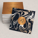 Search for black and rose gold business cards Monogrammed