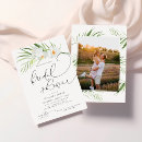 Search for orchid bridal shower invitations Calligraphy