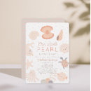 Search for pearl invitations Seashell