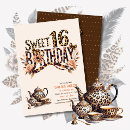 Search for tea sweet 16 invitations Sixteen