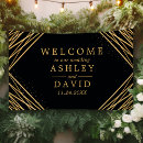 Search for black gold wedding banners Modern
