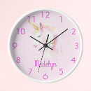 Search for playroom clocks Pink