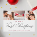 Search for happy first baby christmas cards Red