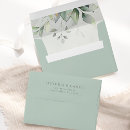 Search for forest green envelopes Elegant summer botanical  wreath