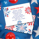 Search for fireworks baby shower invitations Patriotic