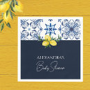 Search for navy blue and yellow napkins Summer