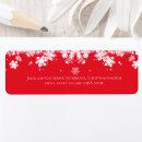 Search for red return address labels Clean simple minimal