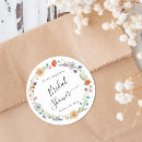 Search for floral bridal stickers Simple