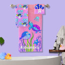 Search for blue fish bath towels Under the sea