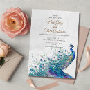 Search for peafowl feather invitations Floral
