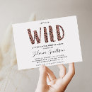 Search for animal print hens party invitations Chic