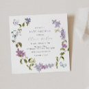 Search for purple butterfly baby shower invitations Lilac