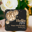 Search for happy 50th birthday coasters Elegant