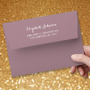 Search for mauve envelopes Return address