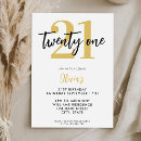 Search for gold and white birthday invitations Typography