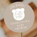 Search for teddy bear boy baby shower stickers Minimalist