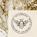 Search for honey bee rubber stamps Classic