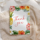 Search for aloha thank you cards Pineapple