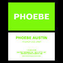 Search for neon green business cards Trendy