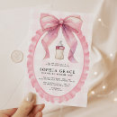 Search for bow baby girl shower invitations Cute