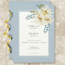 Search for blue daisies wedding invitations Wildflowers