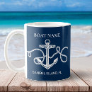 Search for navy blue anchor mugs Sailboat
