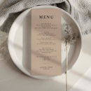 Search for simple wedding menus Minimalist